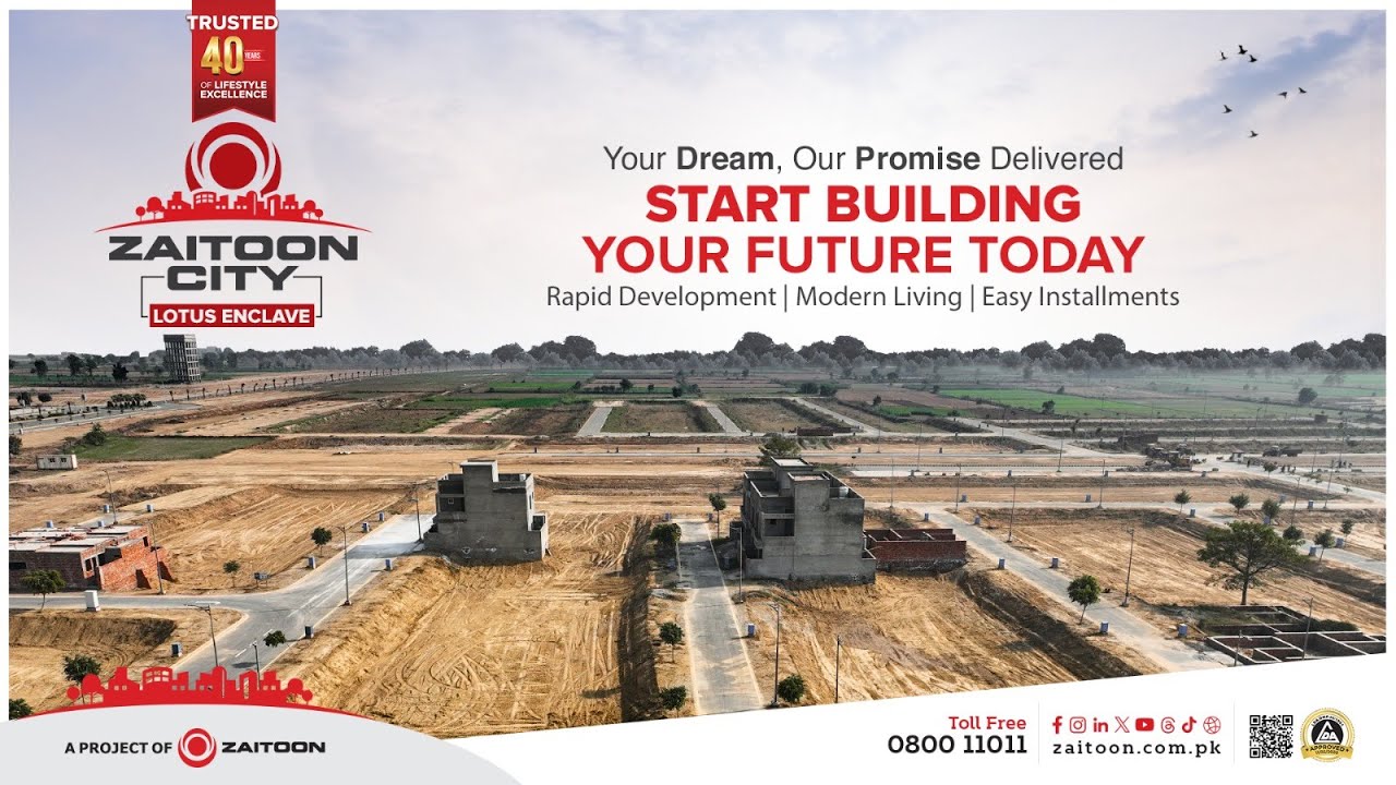 Why Zaitoon City Lotus Enclave Is the Perfect Place to Build Your Dream Home #zaitooncity #zaitoon