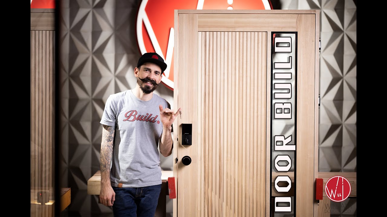DOOR BUILD Finishing Touches! Glue Up + Hardware Prep + Applying Finish!