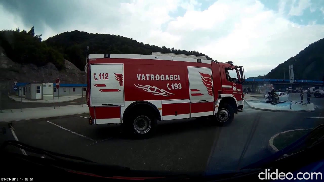 DVD Đurmanec - 7.7.2019. gašenje zapaljenog auta i više intervencija uslijed jakog nevrijemena