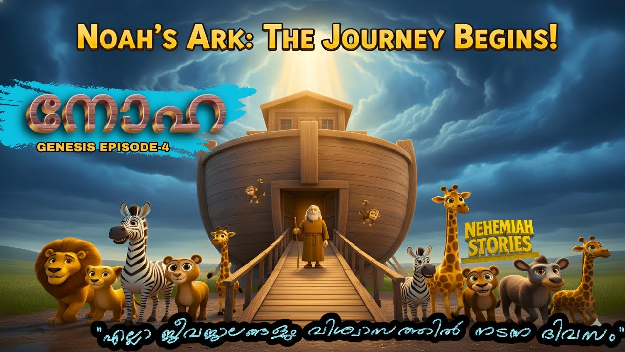 Genesis Episode 4:Noah’s Ark:–ദൈവത്തിന്റെ മഹത്തായ രക്ഷ| Nehemiah Stories
