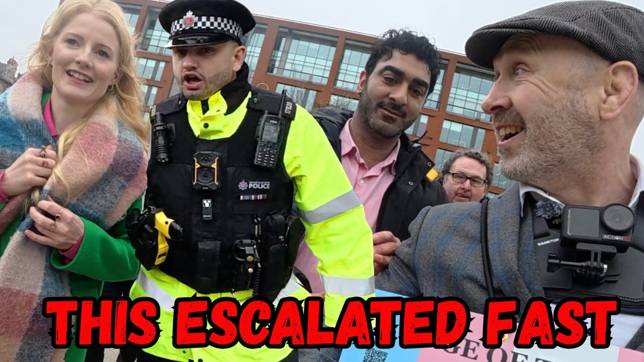 MP Hannah 'The Plumber' Spencer of Gorton & Denton Confronted in Manchester Piccadilly Gardens