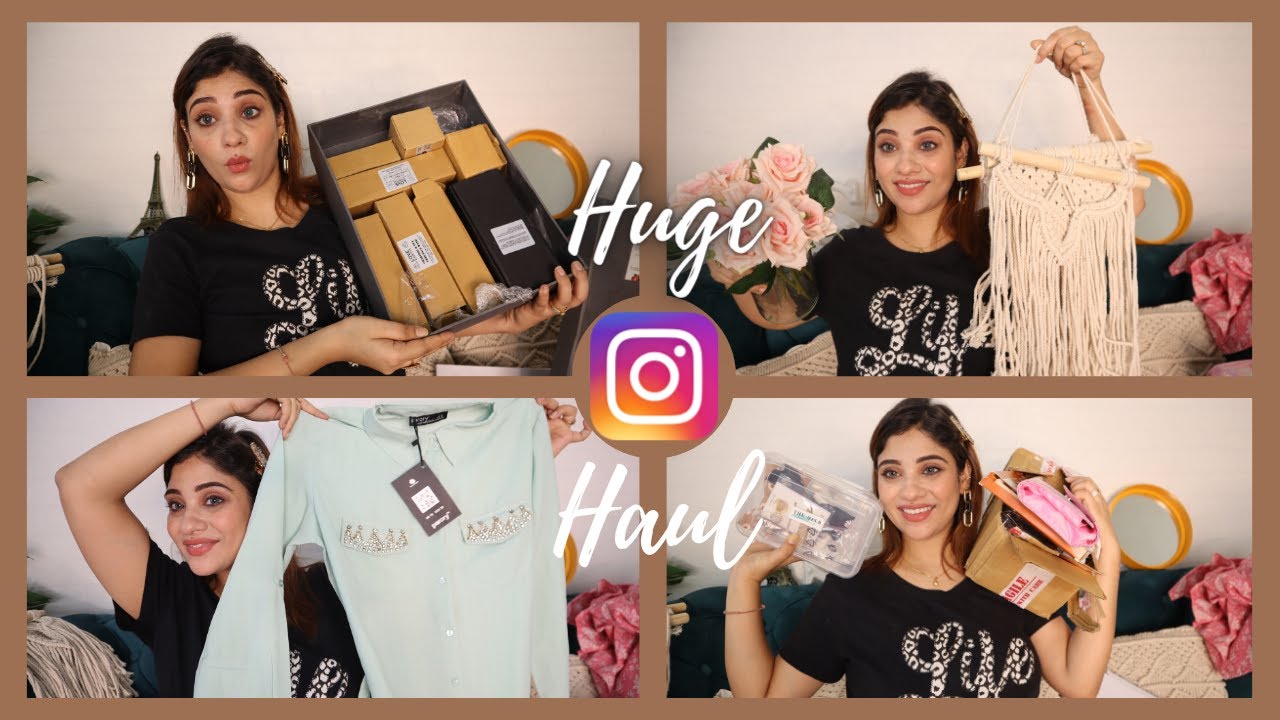 HUGE INSTAGRAM // Amazon haul || home decore , makeup, jewellery, jutti