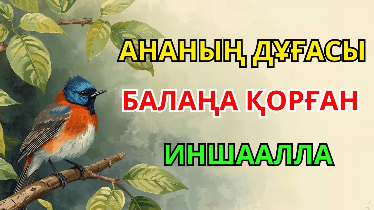 АНАНЫҢ ДҰҒАСЫ – БАЛАҢА АМАНДЫҚ ПЕН БЕРЕКЕ ӘКЕЛЕДІ