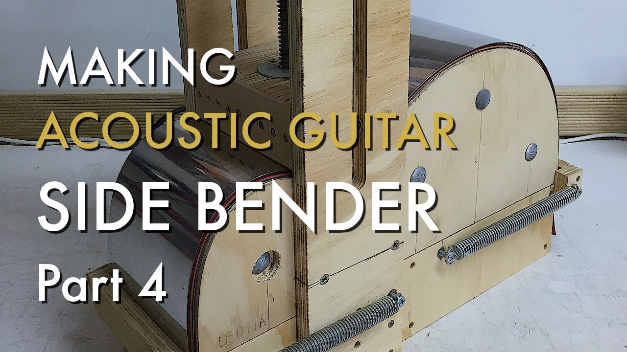 How to make an acoustic guitar side bender. Part 4