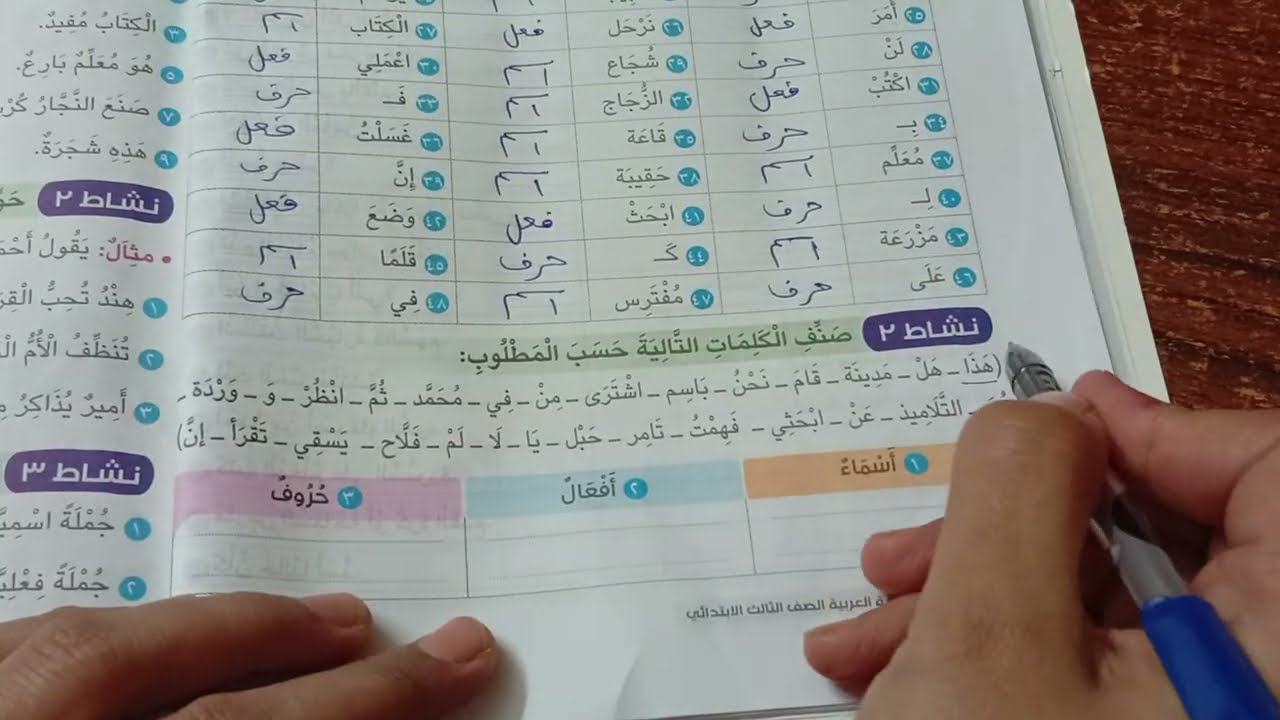 إجابة صفحة 30و40كتاب الاستاذ