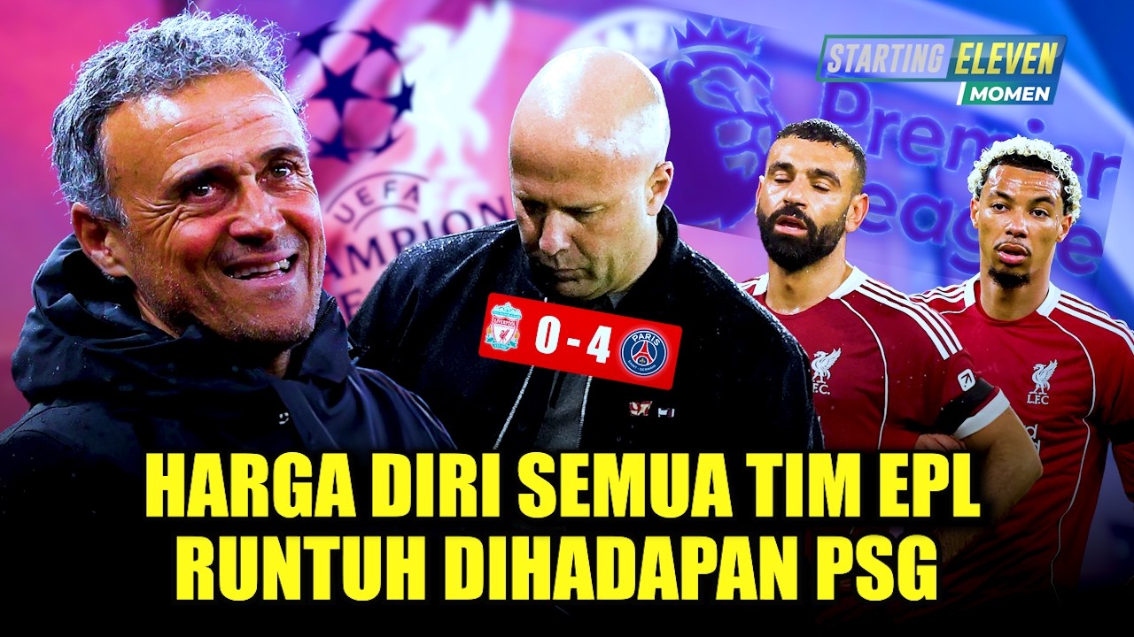 Mengacak Acak Klub EPL Meski Diolok Jagoan Liga Petani! PSG Permalukan Semua Wakil Inggris di UCL