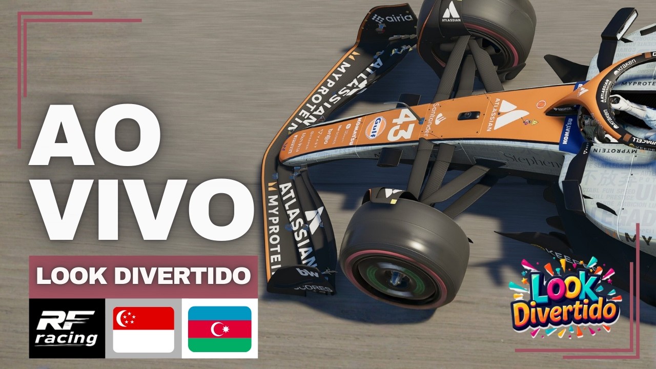 🔴 F1 25 - SINGAPURA 🇸🇬 & AZERBAIJÃO 🇦🇿 | RFR LEAGUE - GRID LOOK DIVERTIDO - E11 & E12 | TEMPORADA 5