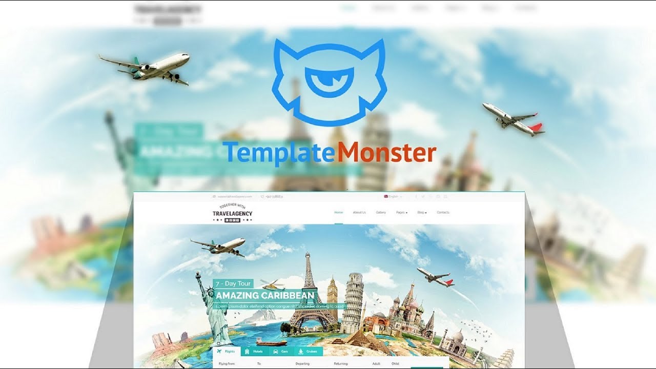Travel Agency Website Template #65337