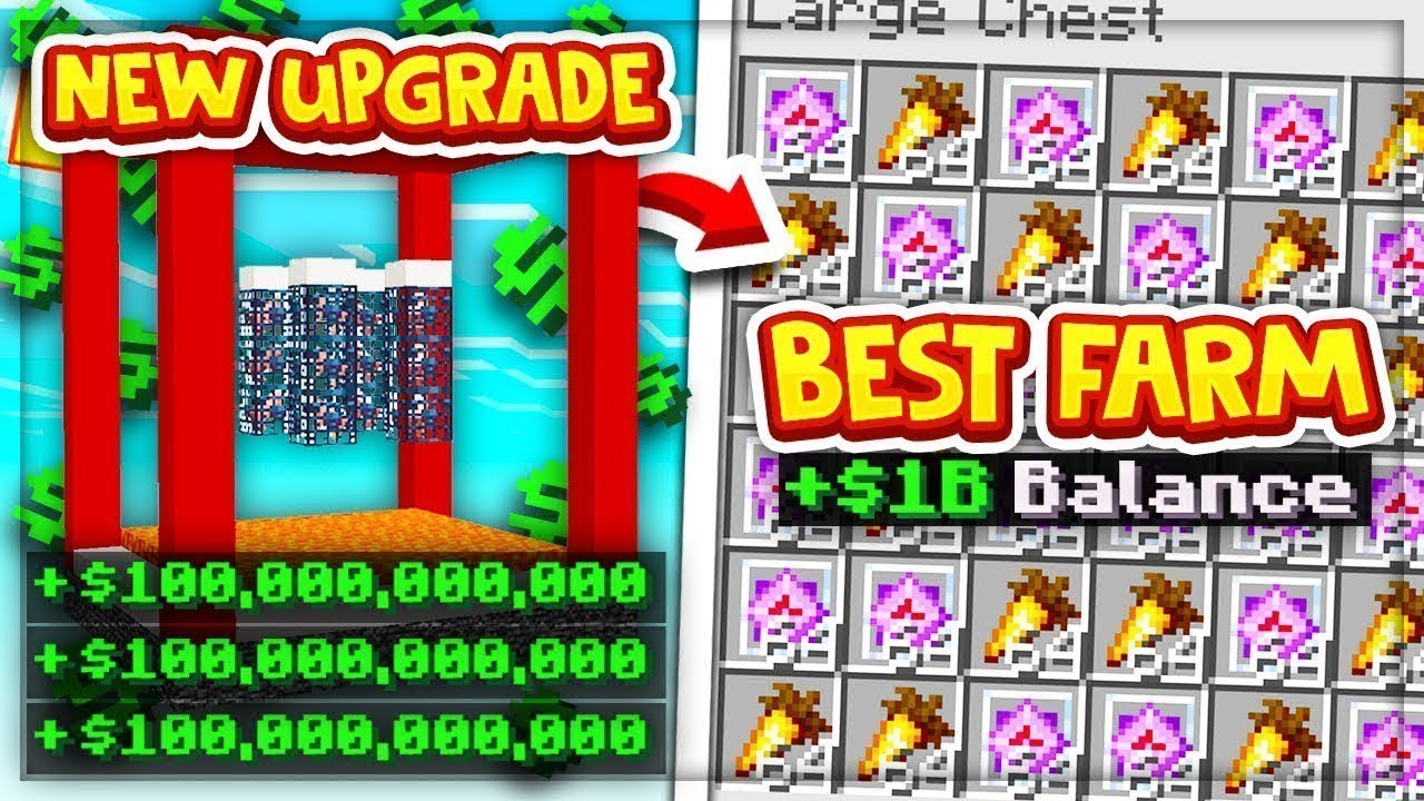 NEW MONEY FARM MAKES TRILLIONS on NEW MINECRAFT GENS SERVER! | New Minecraft Tycoon Gens Server