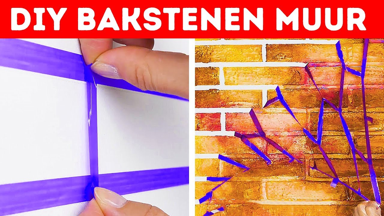 29 EENVOUDIGE MANIEREN OM JE MUREN TE SCHILDEREN || DHZ TUTORIALS EN REPAREER LIFE HACKS