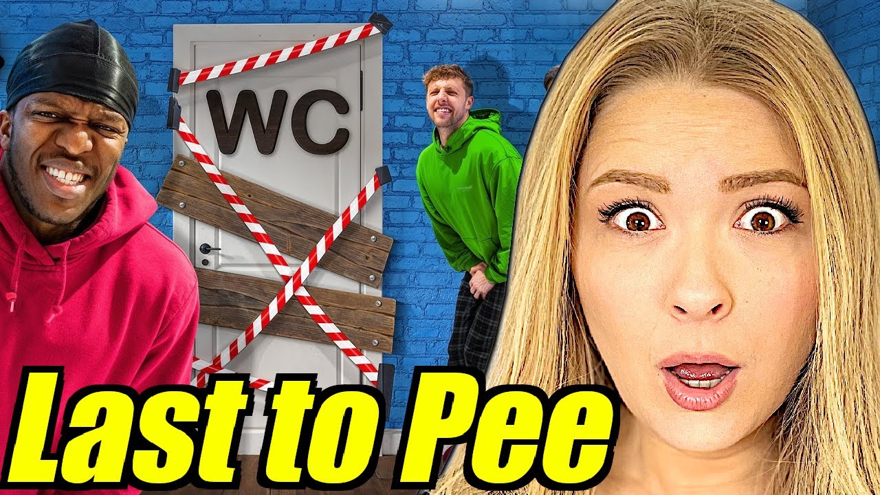 Americans React To SIDEMEN LAST TO PEE WINS $100,000