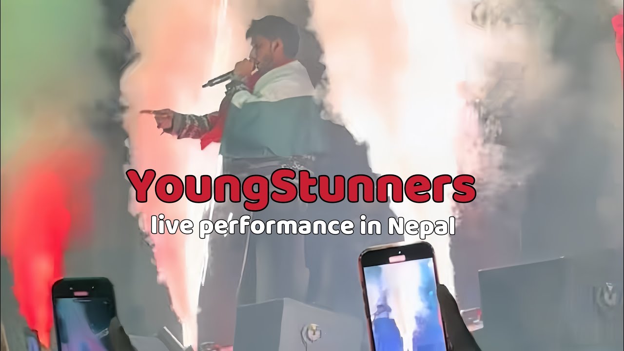 Talha Anjum and Talha Yunus Live performance in Nepal || Talha carrying indian Flag @YoungStunners 