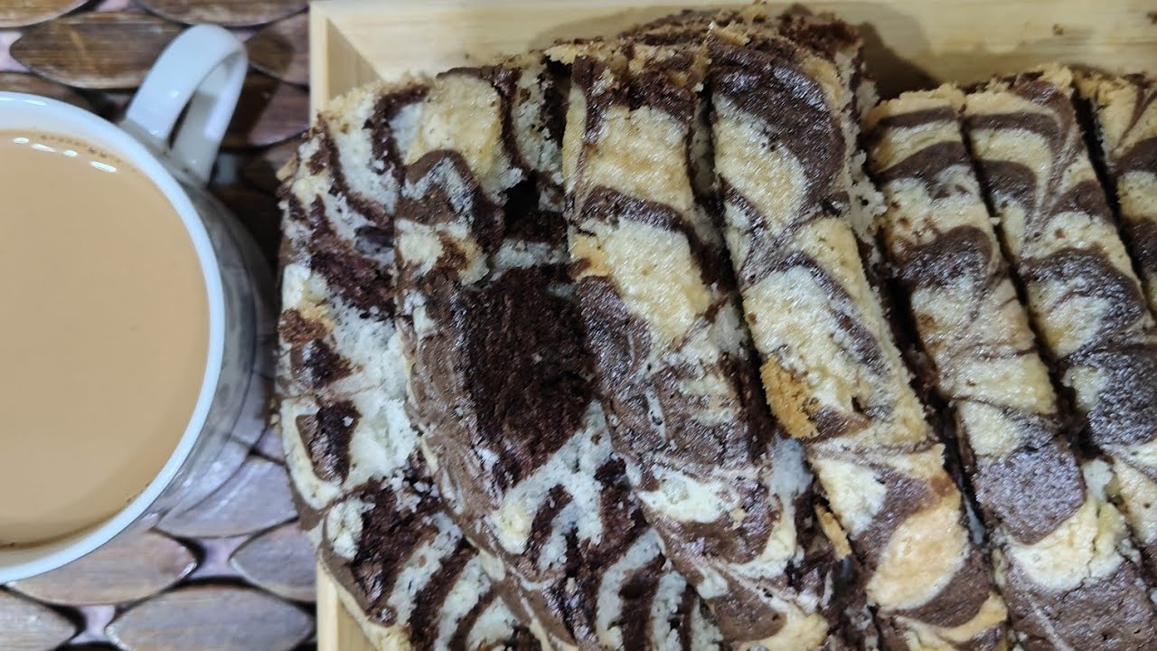 Marble Cake (Easy Recipe) #fyp #easy #marblecake