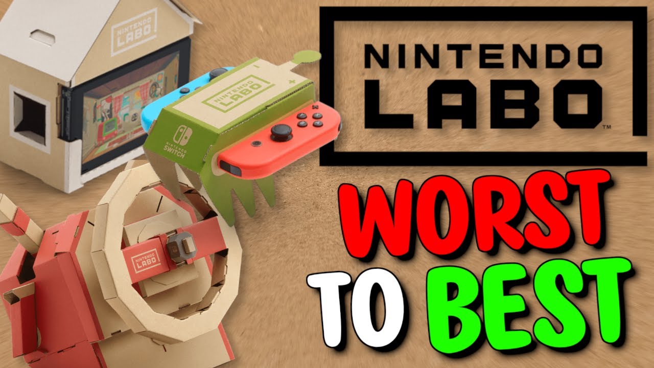 Ranking Every Nintendo Labo Kit