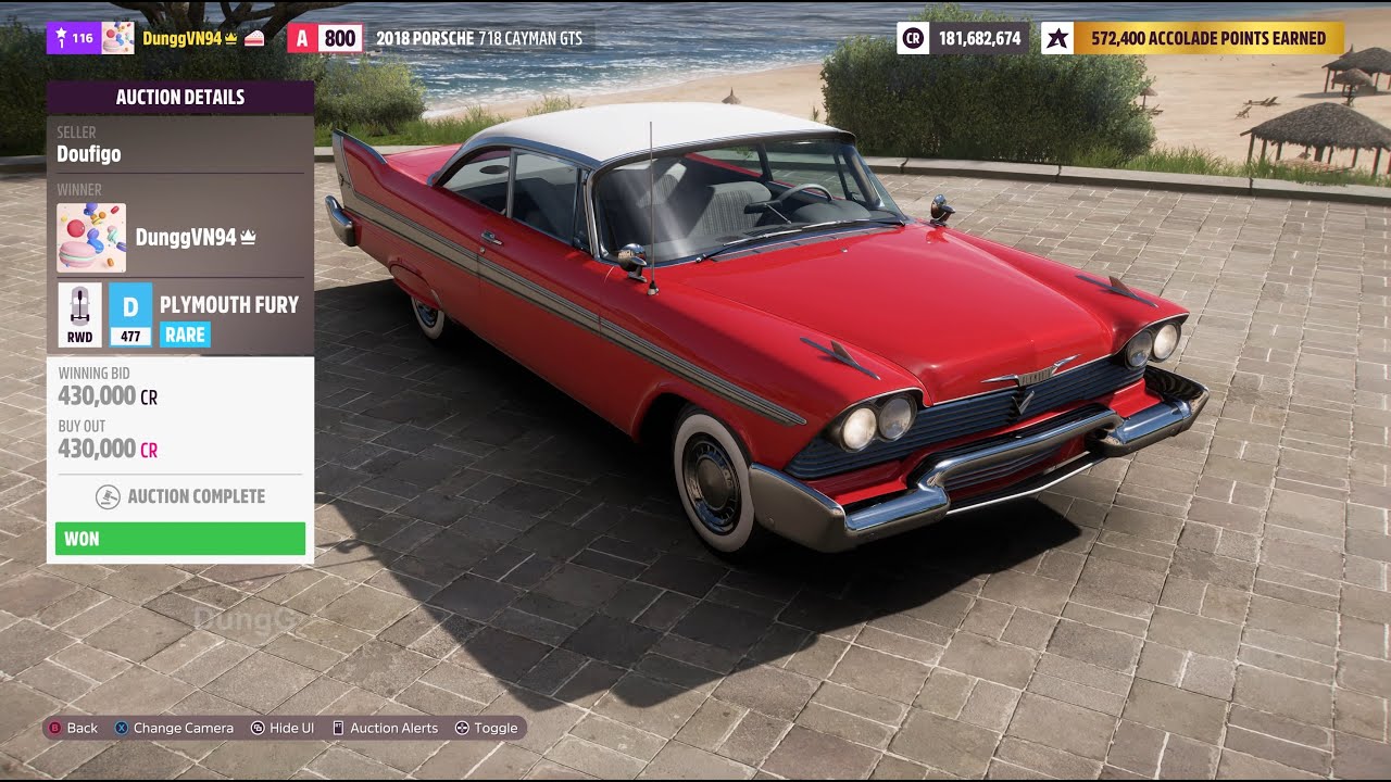 Forza Horizon 5 Auction House Sniping Plymouth Fury