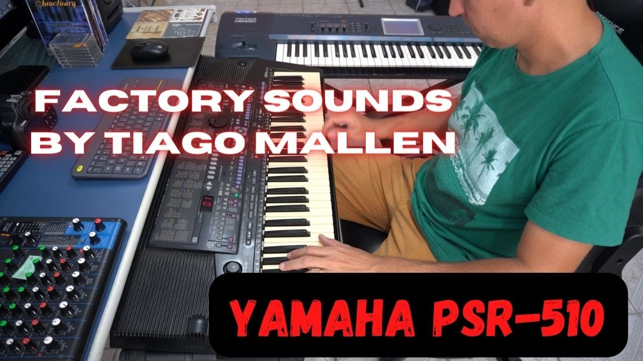 YAMAHA PSR-510 (NOSTALGIA)  ANO : 1993 (FACTORY SOUNDS) by TIAGO MALLEN #yamahapsr #psr510 #mallen