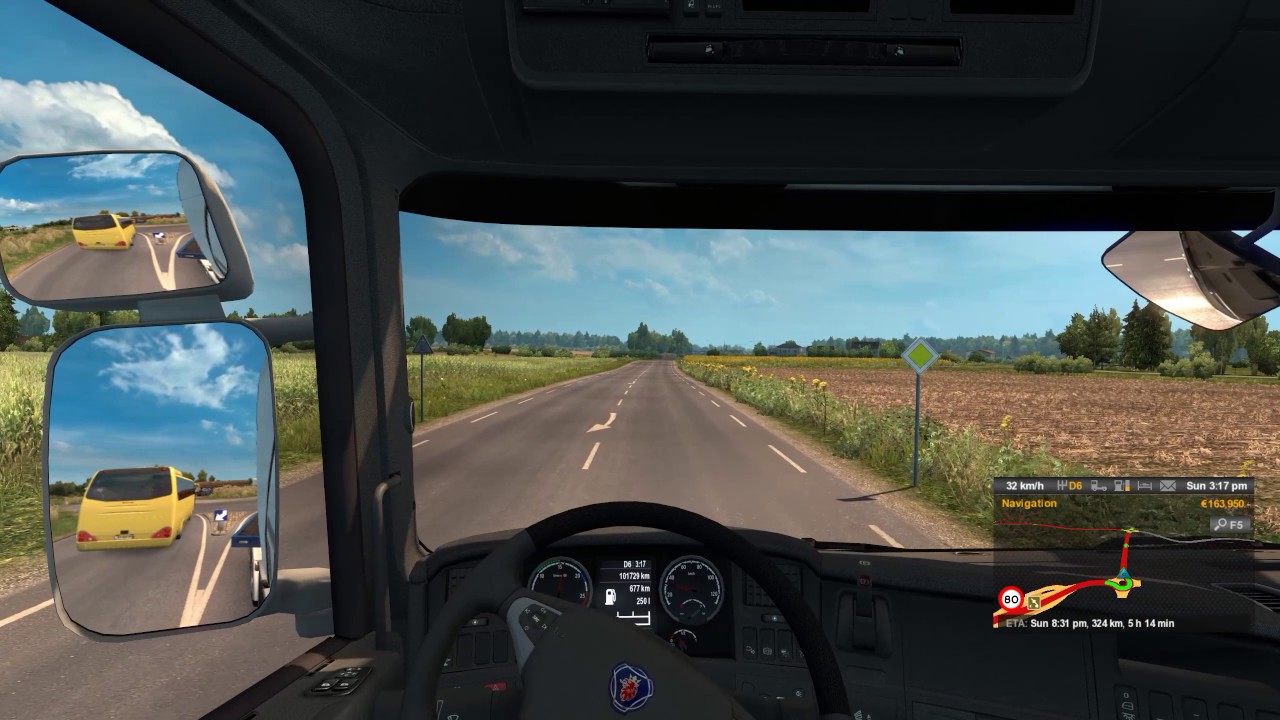 Vive La France! DLC for Euro Truck Simulator 2 - Gameplay - Rennes to Limoges