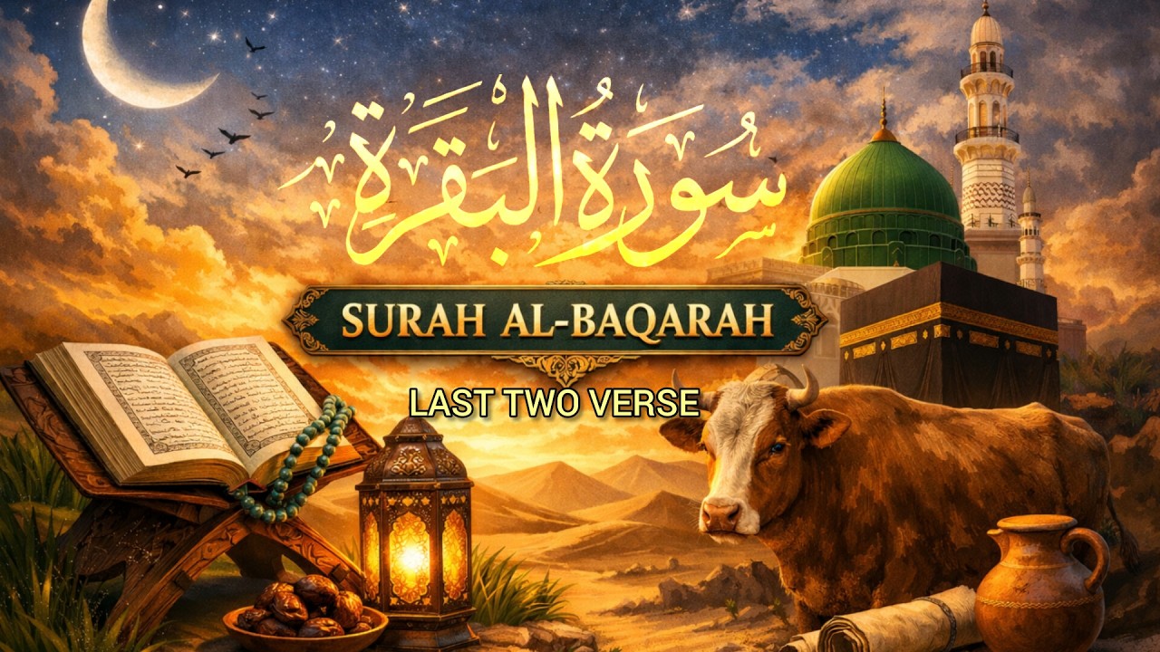 Surah Baqarah Last Two Verses LIVE | Ayat 285-286 | Heart Touching Quran Recitation