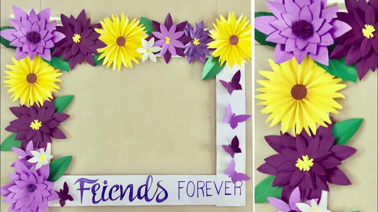 DIY Friendship Day | Selfie photo frame for Friendship day | Friendship Day Craft