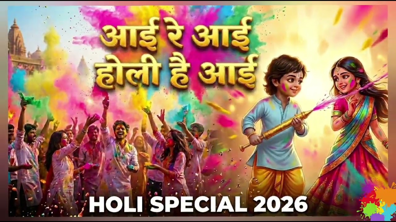 Holi Hai 2026 | Radha Krishna Holi Song | Latest Holi Song 2026 | Barasane Ki Holi Special Holi Song