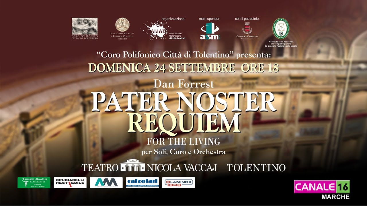 "Pater Noster" e "Requiem for the living" di Dan Forrest