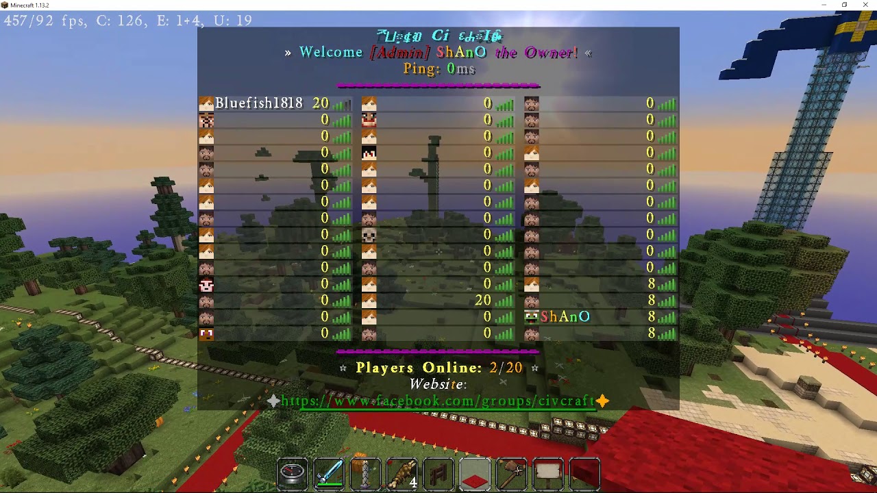 Tablist glitching out