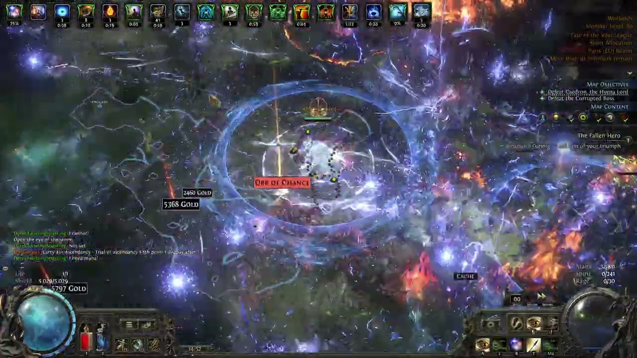 [POE2] [Rank1 Monk] CoC Spark Twister Invoker - T15 full juiced delirium / Abyss