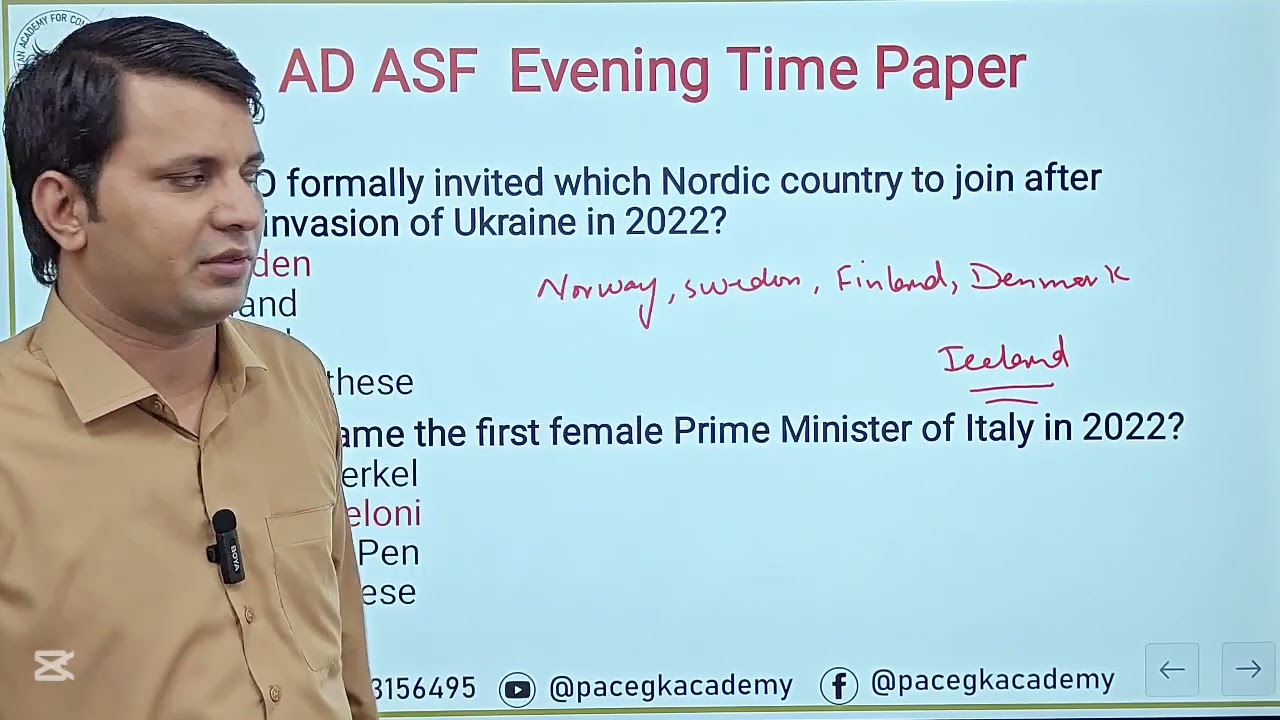 AD ASF (Evening) Part 2 Solved Paper held on 19-07-2025 | AD ASF Paper 2025 | Batch-2 | Merit AD ASF