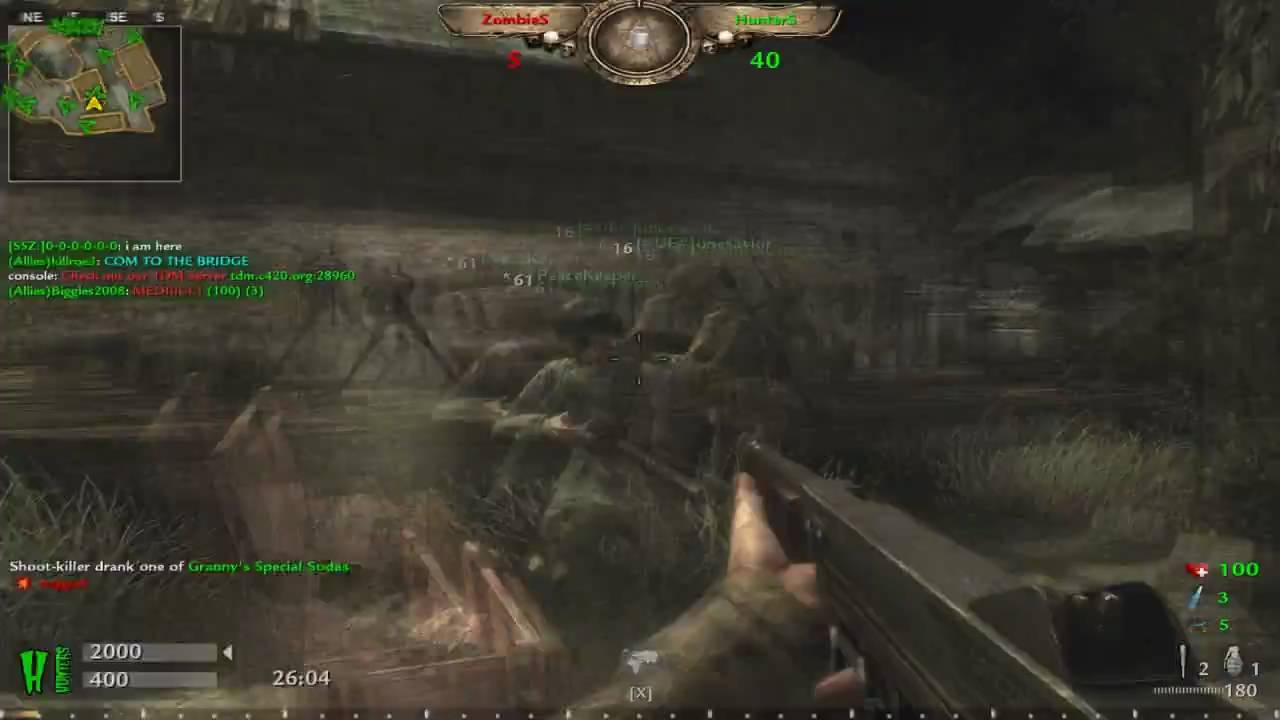 Call of Duty World at War PC Multiplayer Zombie X Mod (1/2)
