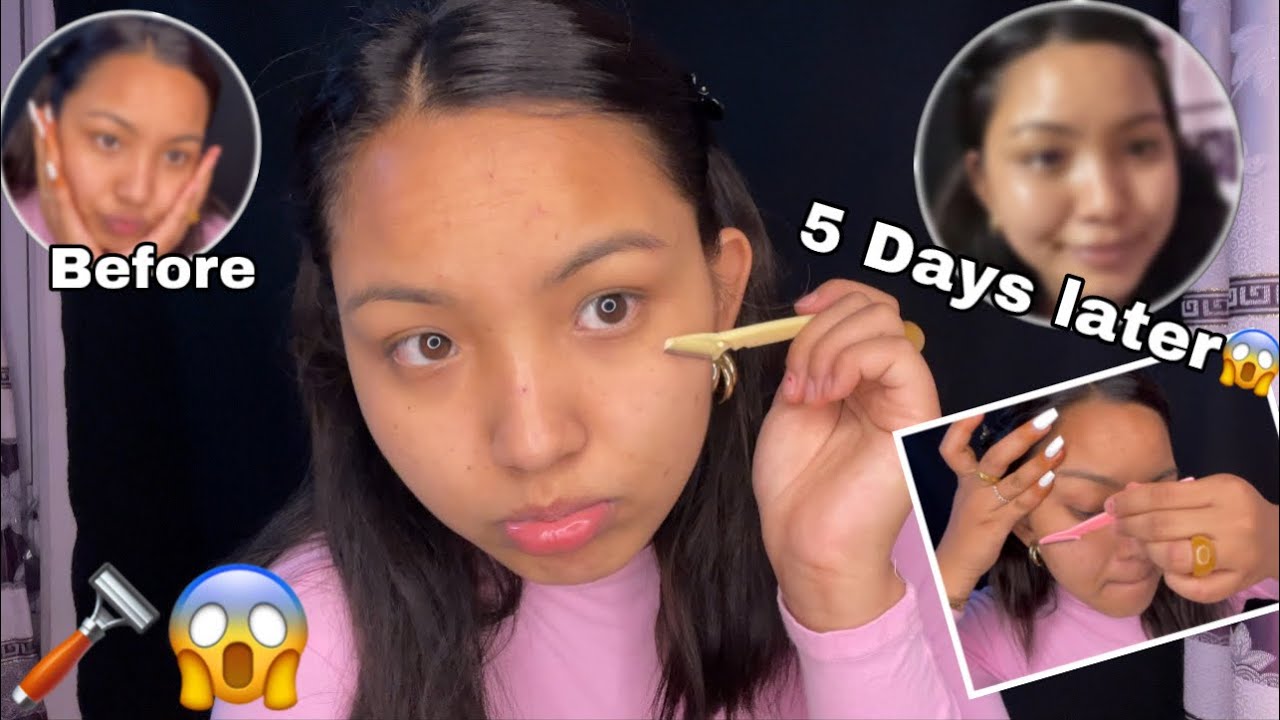 Shaving My Face for the First Time😮😱 & This is what Happened🪒😭