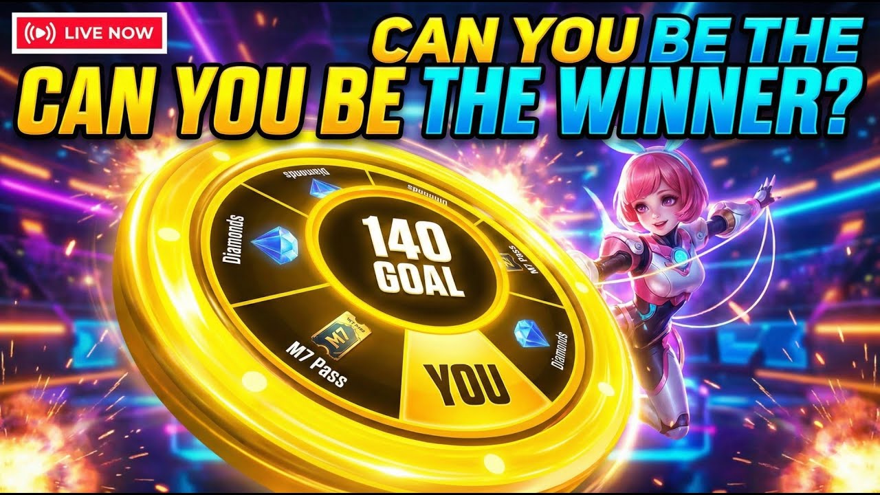 M7 pass for 3 person | 1K diamond for 1 lucky winner | Spin the wheel for viewers who are watching
