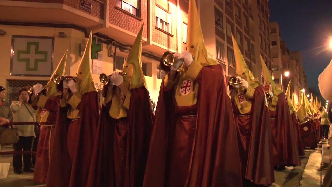 Via-Crucis Martes Santo 2014. Cofradía de la Flagelación de Jesús de Logroño.