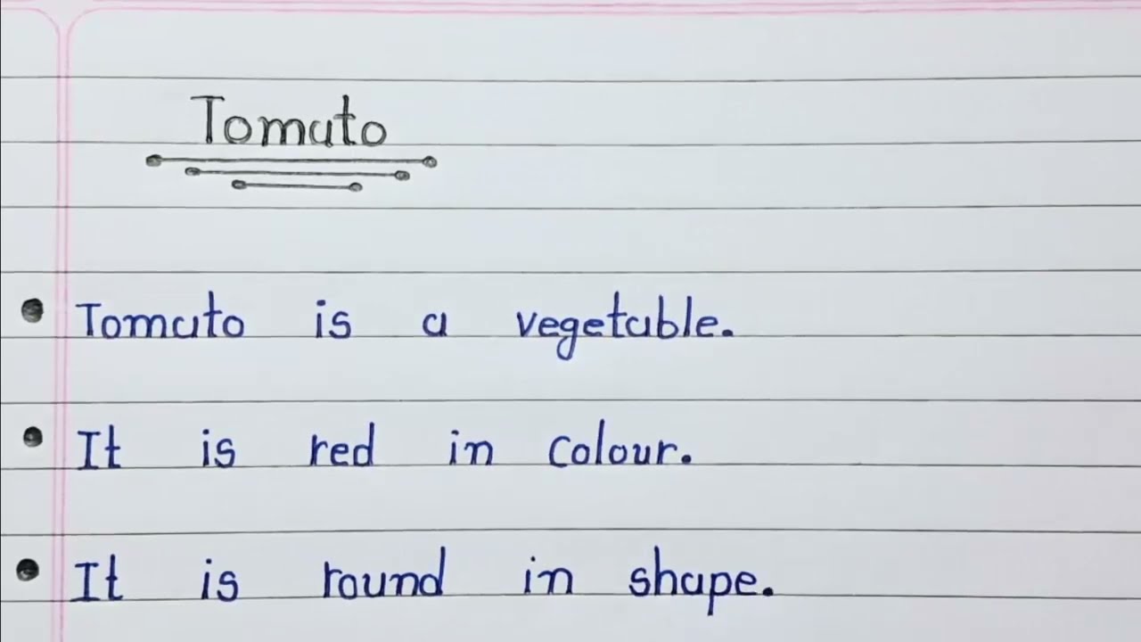 10 Lines Essay On Tomato | Essay On Tomato | Tomato Essay | Essay On Tomato In English- Essay Tomato
