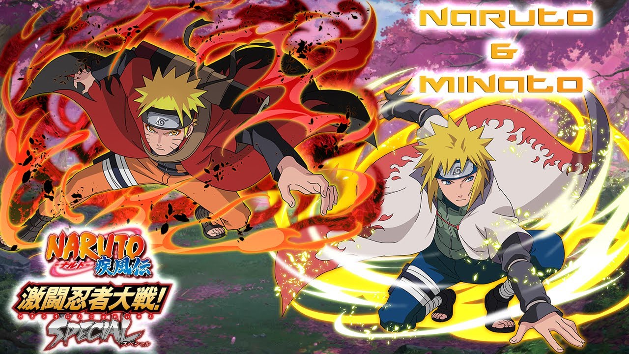 Naruto Shippuden Gekitou ninja taisen Special Naruto Sage mode & Minato Tag Team Challenge mode