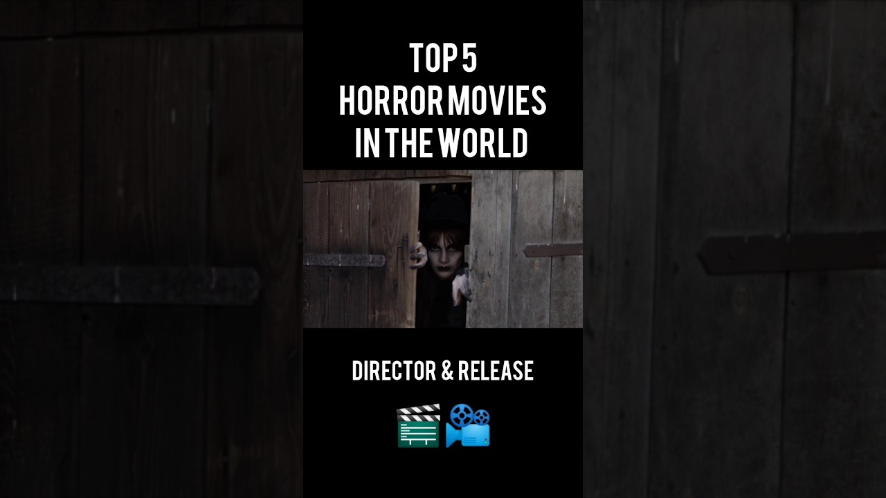 Who is director and release date about the top 5 horror movies in the world 
