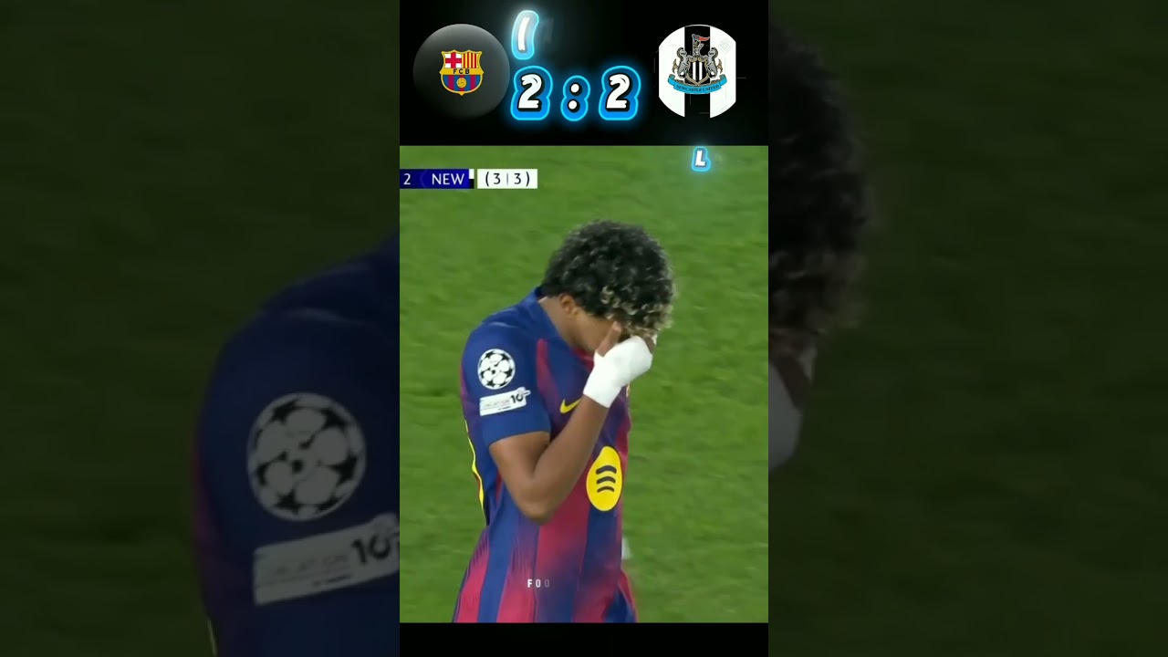 Barcelona Vs Newcastle united 2026 Champions league round of 16 match highlights 🔥|| Football club