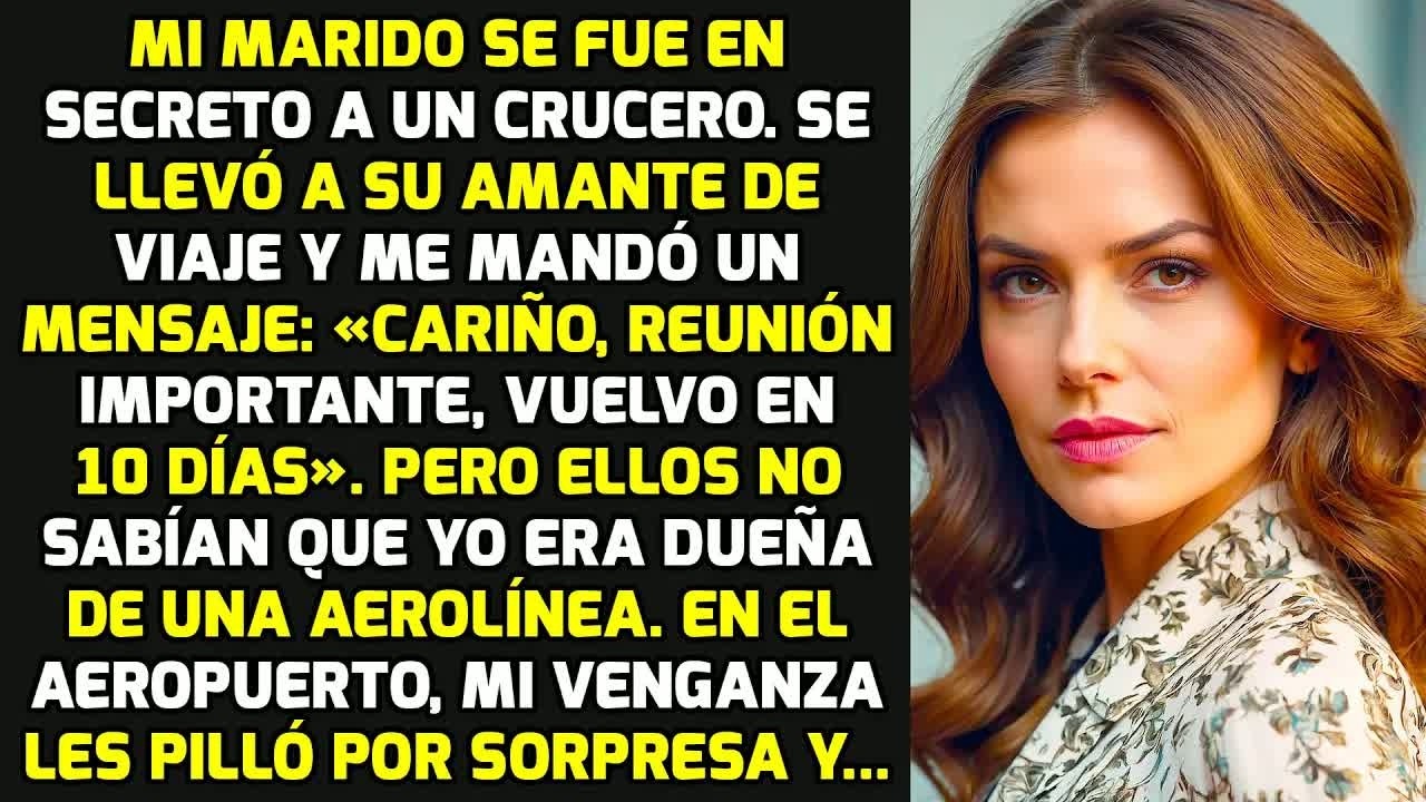 Mi Marido Se Fue En Secreto A Un Crucero Sin Saber Que Yo Era Dueña De La Aerolínea HISTORIAS VIDA