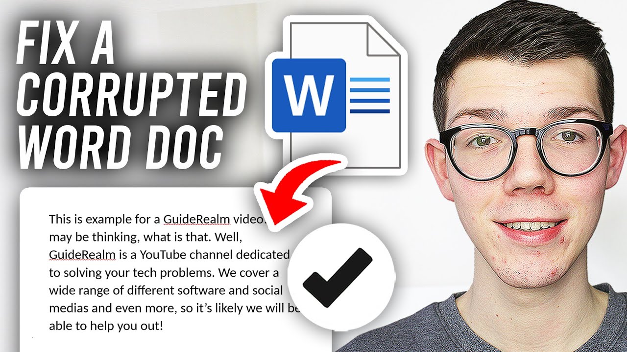 How To Recover A Corrupted Word File - Full Guide