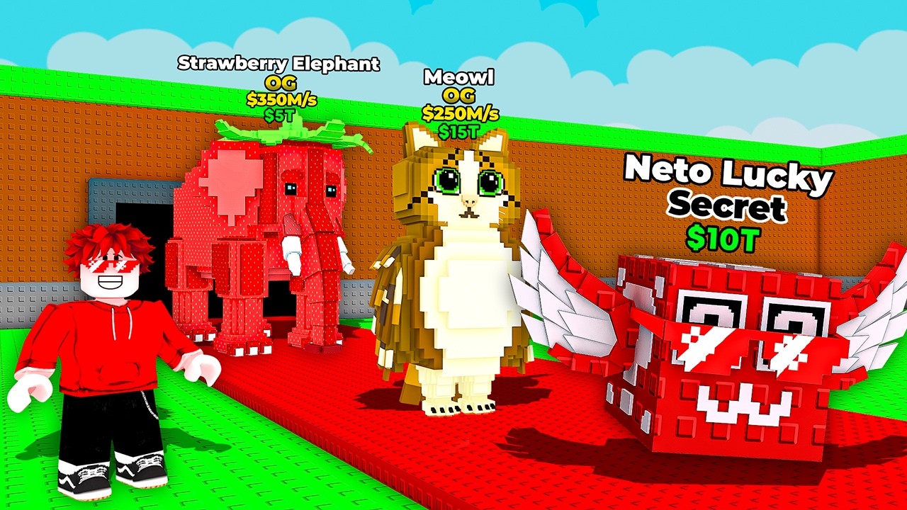 Cre&eacute; mi PROPIO LUCKY BLOCK con BRAINROTS OG en Steal a Brainrot..