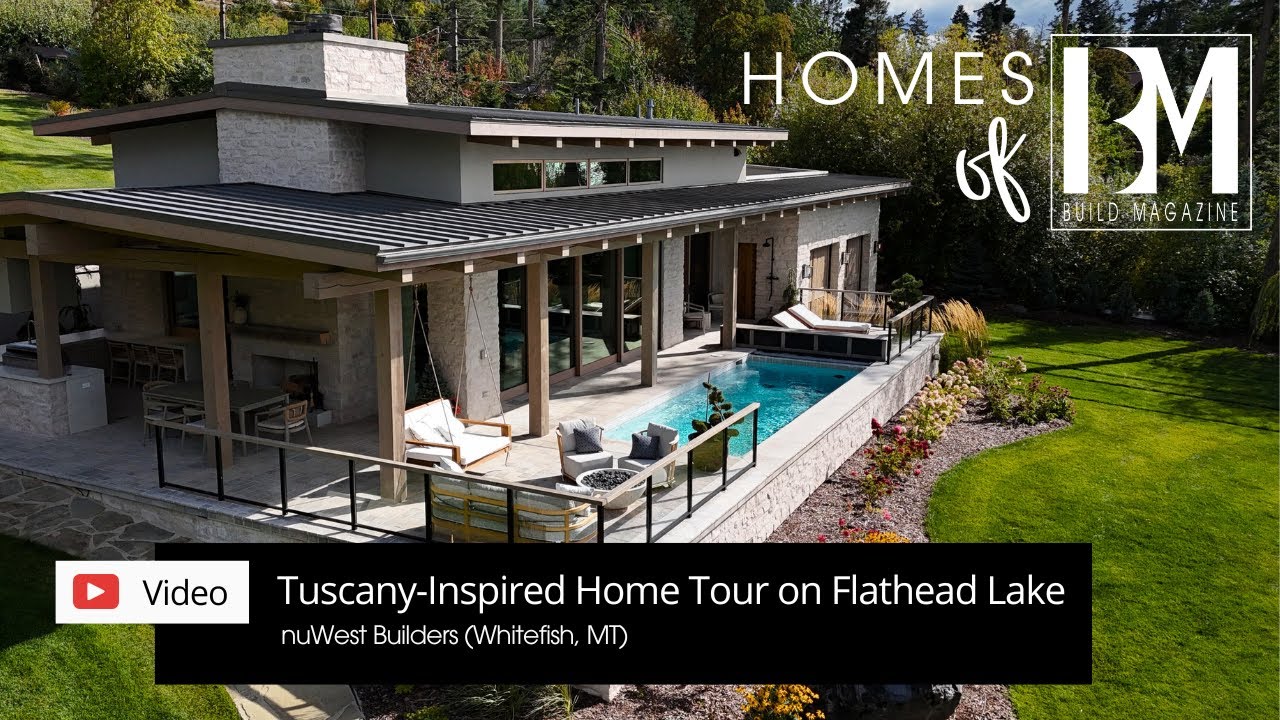 Tuscany-Inspired Home Tour on Flathead Lake | Homes of BUILD