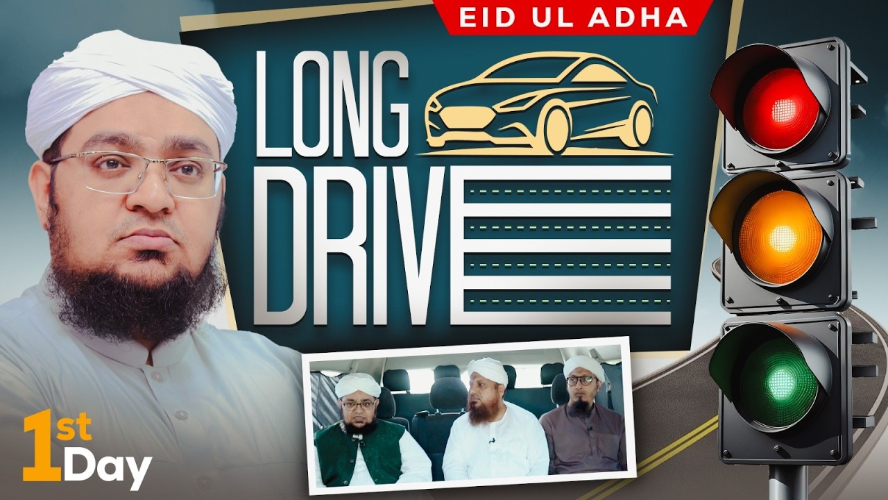 Long Drive with Mufti Muhammad Qasim Attari | Baqr Eid Special 1st Day | Muhammad Asad Attari Madani