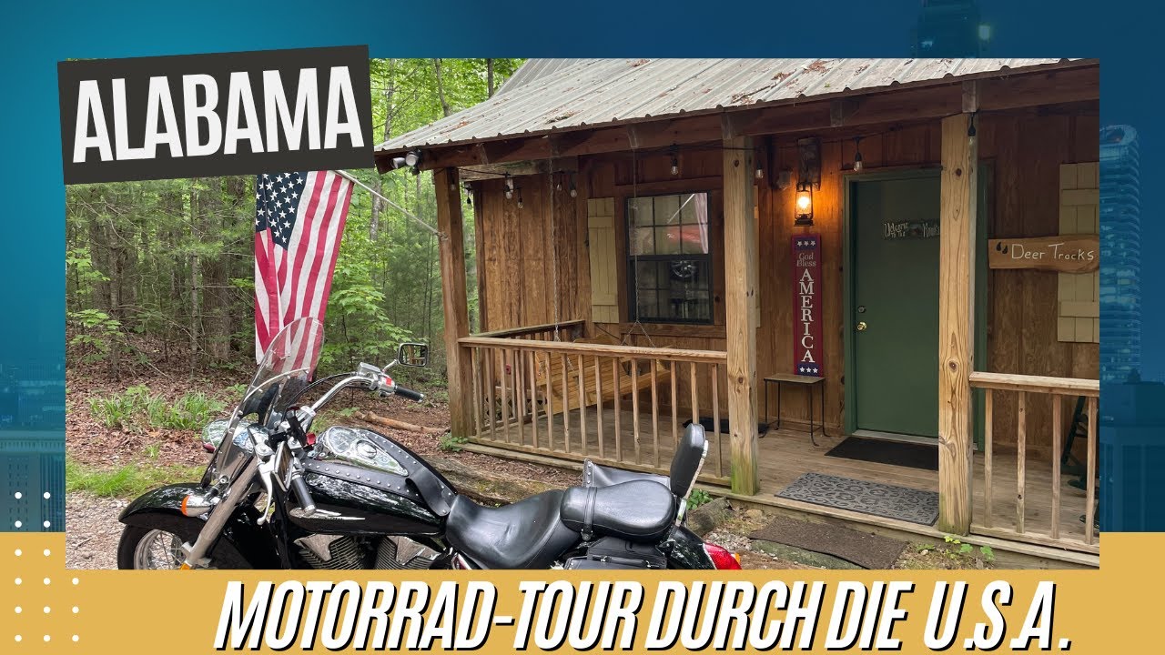 🇺🇸 USA Motorradtour – Der älteste Baum in Alabama! 🌳🏍️