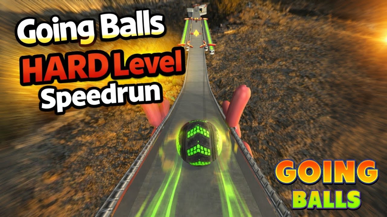 Going Balls HARD Level Speedrun | Full Focus Mode