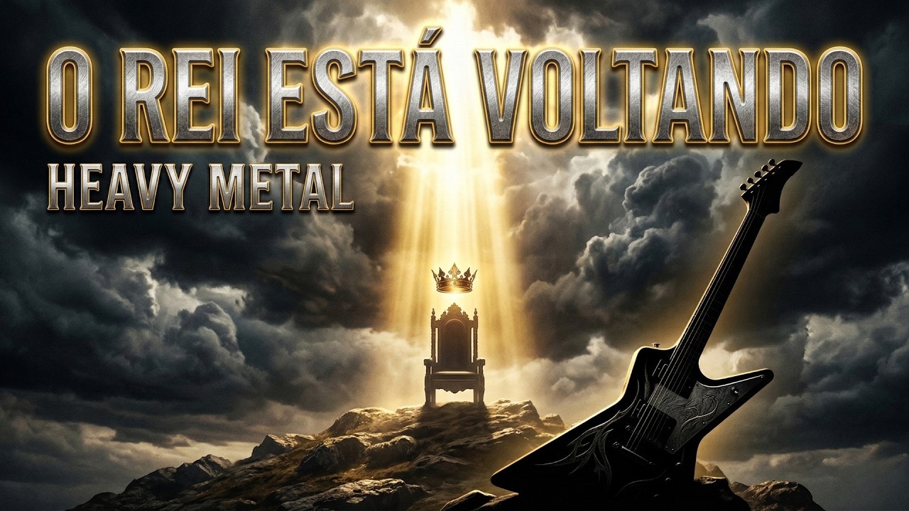 O REI ESTÁ VOLTANDO | Versão Heavy Metal | Riffs da Fé!