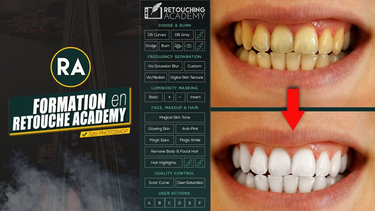 [Retouche Academy]  Comment blanchir les dents sur Photoshop.