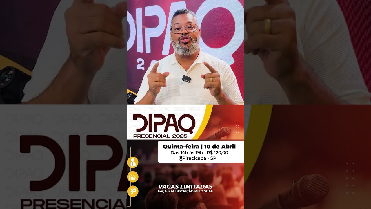 VEM A&Iacute; DIPAQ PRESENCIAL #IEQSP #quadrangular #quadrangularbrasil #congress
