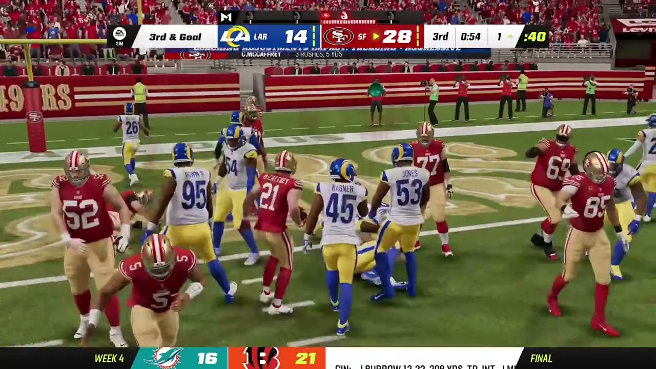 Madden 23 next gen interception leads to touchdown
