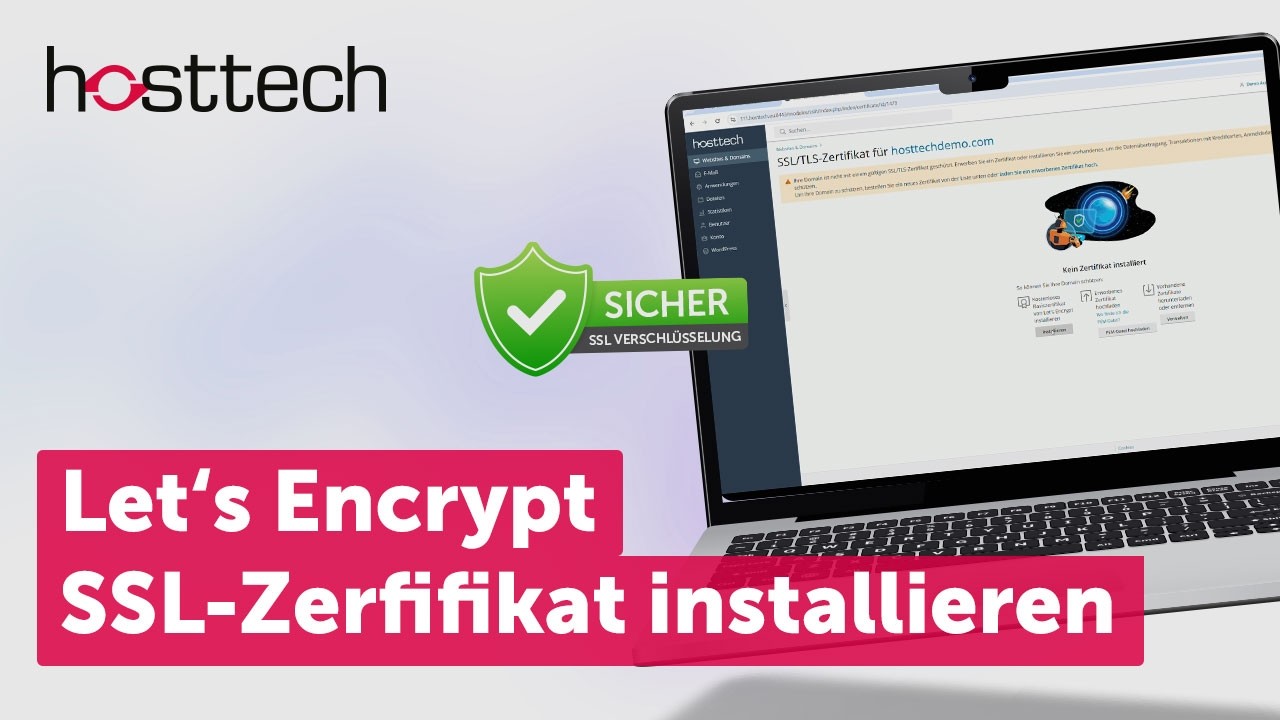 Let's Encrypt SSL-Zertifikat installieren
