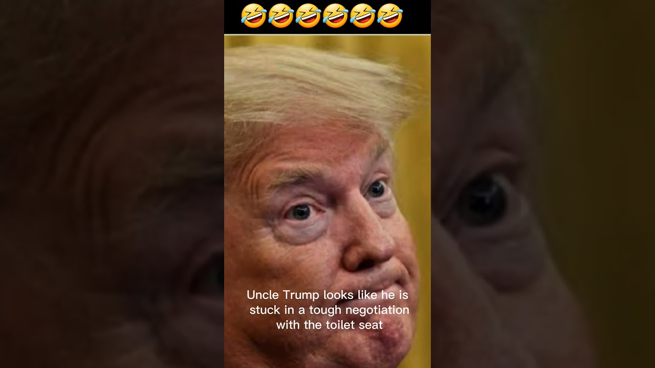 Uncle Trump&rsquo;s 🇺🇸 Toughest Negotiation Yet! 🚽🤣 #globaltrendroastshorts #trumproast