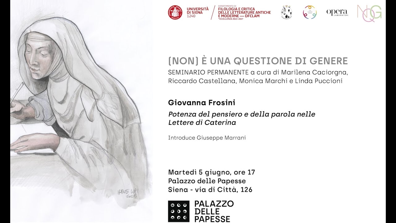 Giovanna Frosini, Potenza del pensiero e della parola nelle Lettere di Caterina